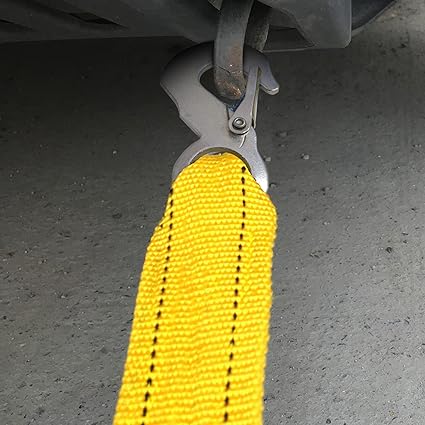 Cable de Remolque Universal 5 Toneladas – Cuerda Reforzada con Ganchos de Acero para Coche, Furgoneta y Rescate en Carretera